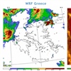 Χάρτες καιρού από το WRF Greece και WRF MACEDONIA
