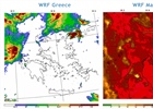 WRF Greece και WRF Macedonia. Αριθμητική Πρόγνωση Καιρού από τον Τομέα Μετεωρολογίας και Κλιματολογίας του ΑΠΘ